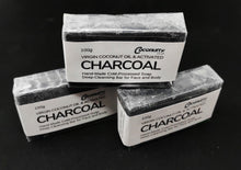 Charcoal Coconut Soap Bar with Tea Tree and Peppermint