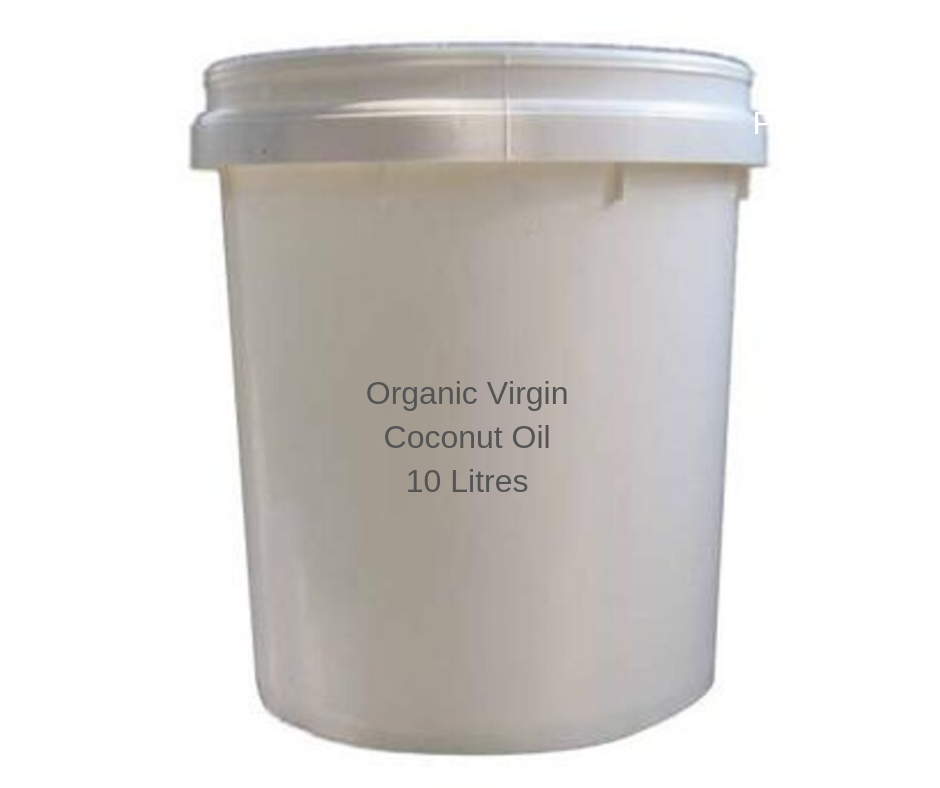 Coconut Oil, Organic Virgin Bulk 10 Litre Pail