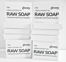 pure soap made from virgin coconut oil, nothing added, 12 box pack