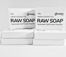 6 pure soap made from virgin coconut oil, nothing added