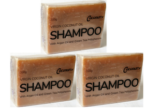 Shampoo Bar - Virgin Coconut, Argan Oil, Green Tea